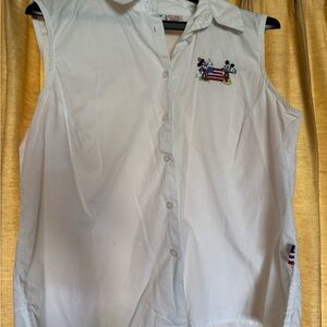 Disney White Cotton Shirt